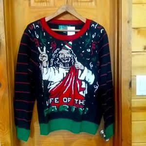 Ugly Christmas Sweater "Life of The Party"